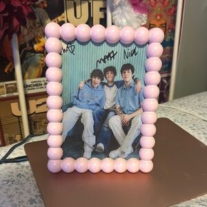 SIGNED STURNIOLO TRIPLETS POSTERCARD